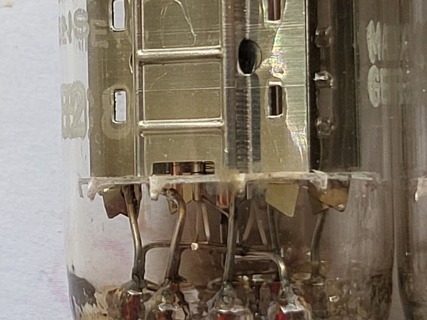 Siemens ECC82 12AU7 SELTENES 14 mm Chromplatten-Paar, passend – München 1962 – NOS