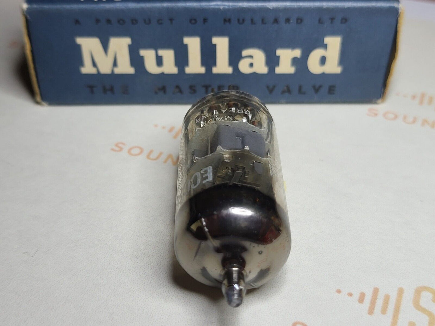 1x Mullard ECC88 6DJ8 - BVA - British Made - Blackburn 1963 GA2