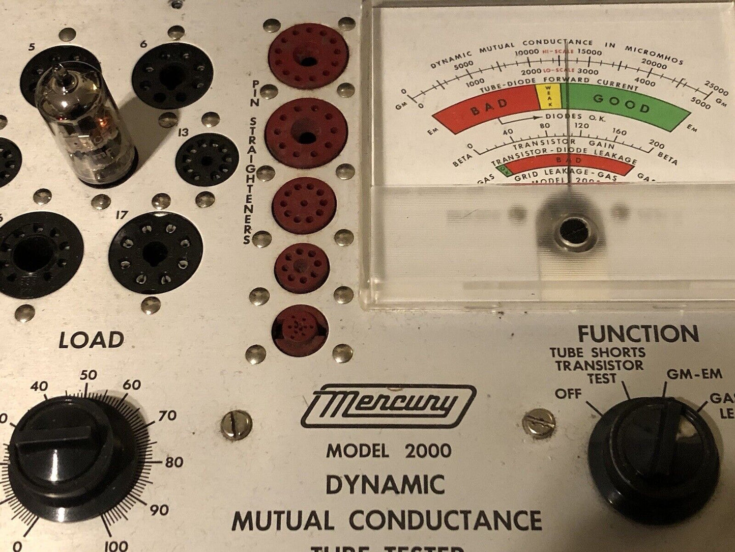 Amperex USN-CEP 6922 E88CC 6DJ8 ECC88 CCa Preamp Tube O-getter - USA 1965 - NOS