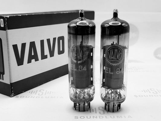Valvo EL84 6BQ5 Matched Pair - Hamburg 1958 rX3 - Stark