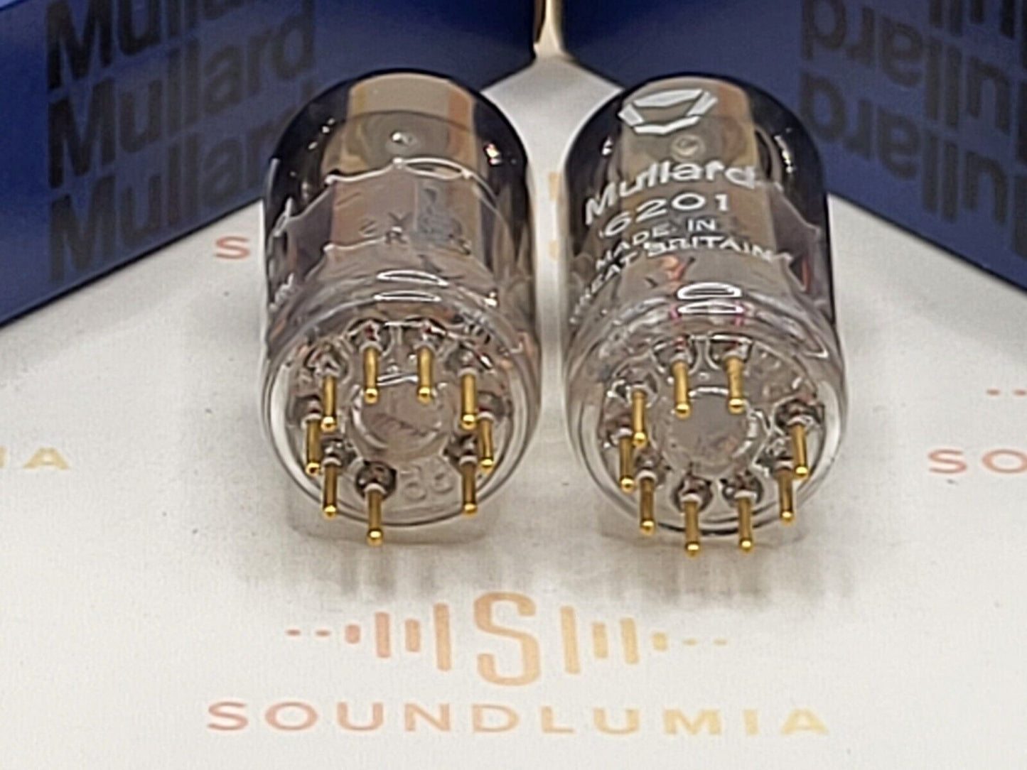 Mullard 6201 E81CC Gold Pin - Mitcham