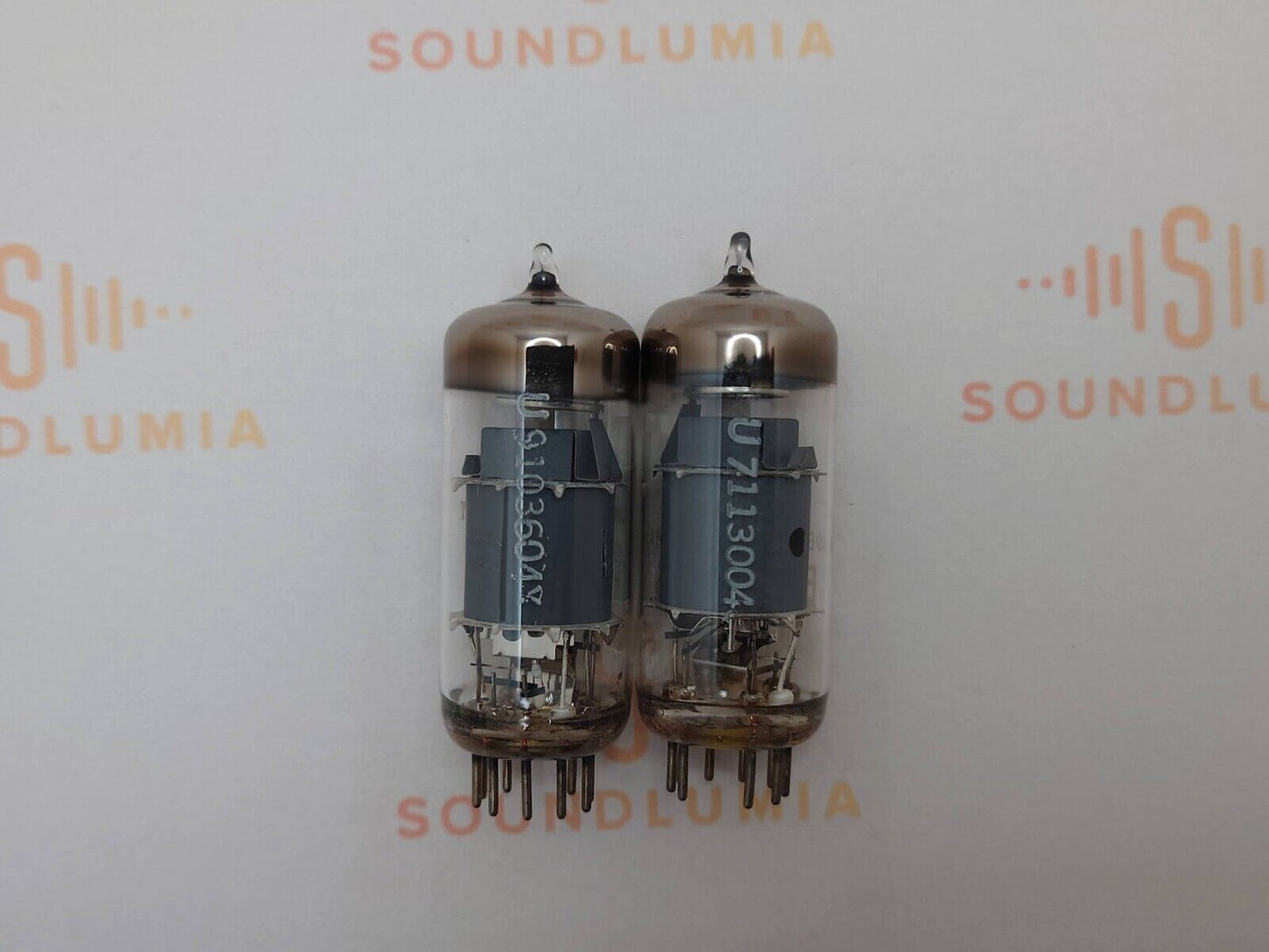 Telefunken EF804S Matched Pair ◇ Unten - Ulm 1963 - Gleicher Code
