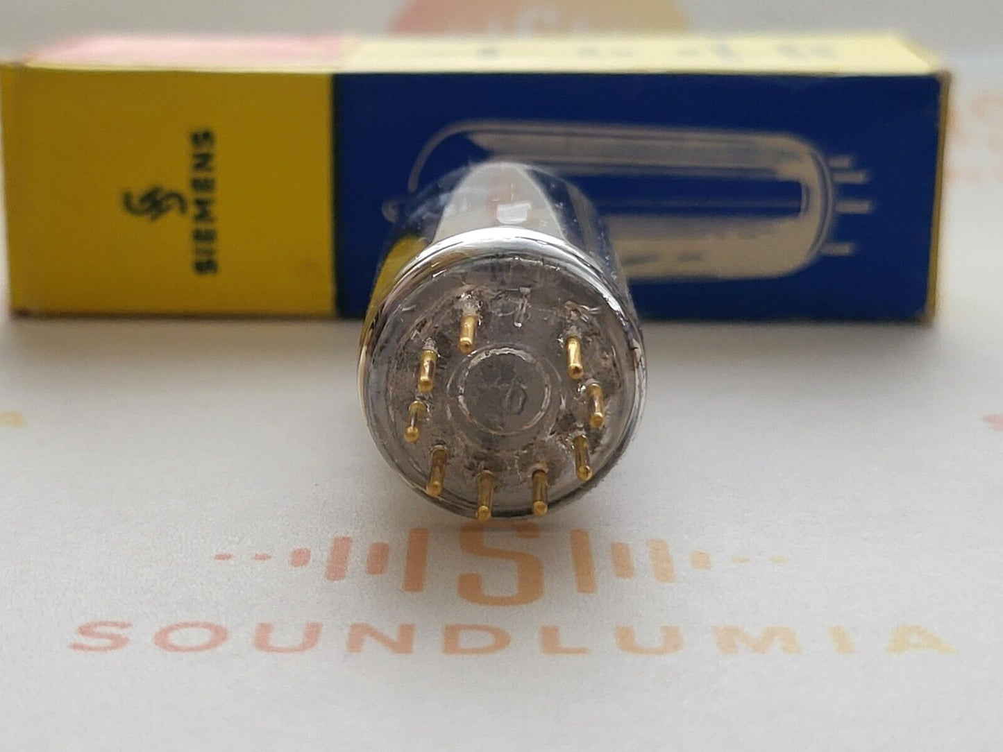 1x Siemens E88CC 6922 Gray Shields Pre-acid etching (Chalk code) - Munich '50s