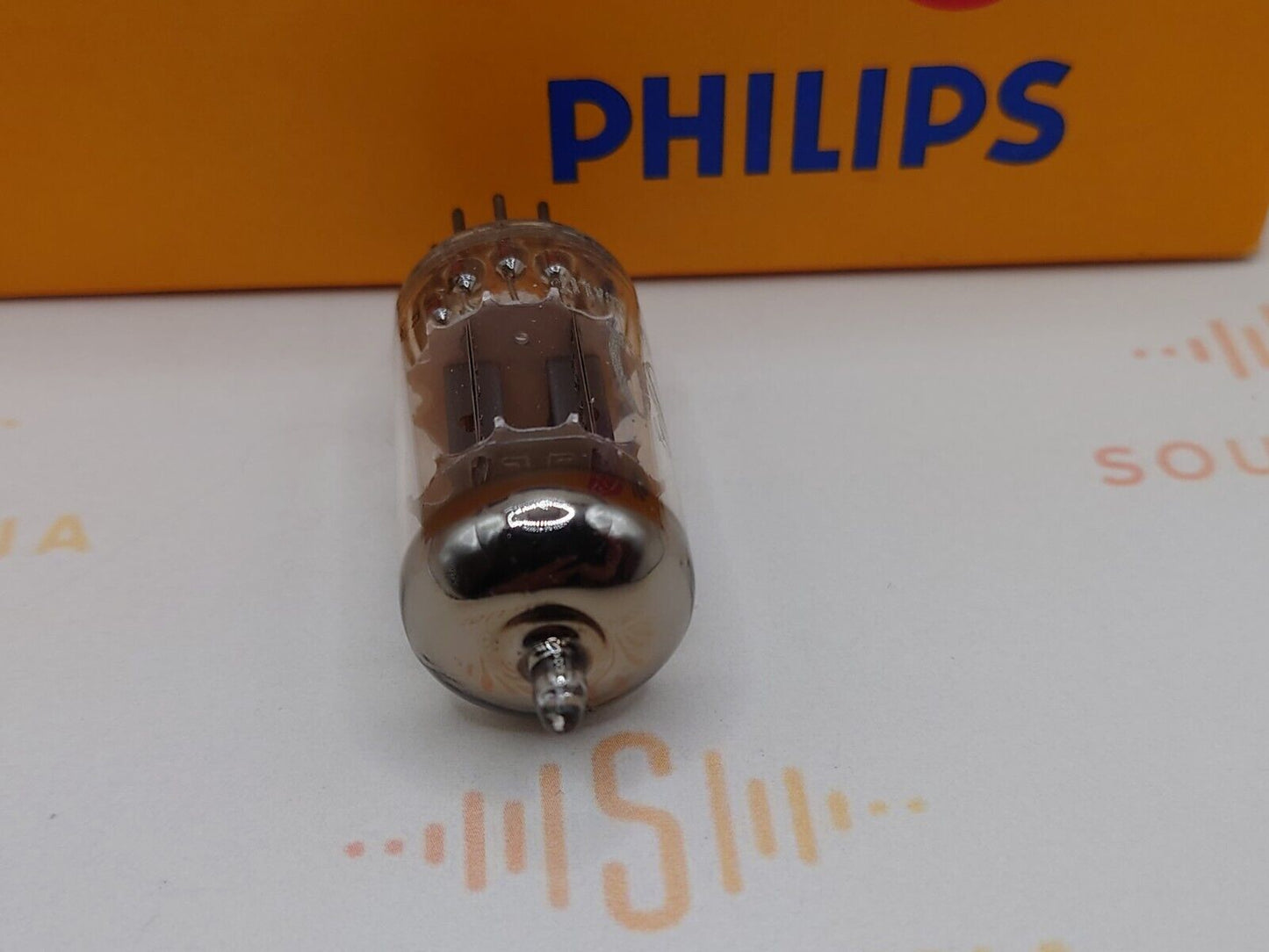 1x Philips SQ E82CC = 6189 (ECC82+) Kurze Platten - Heerlen, NL '65 - NOS