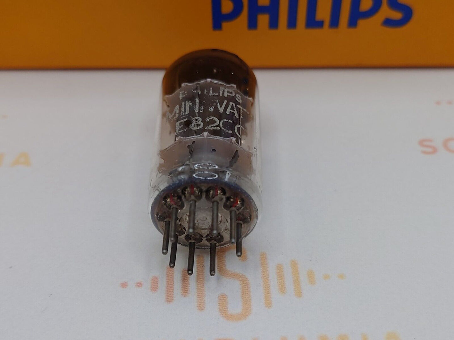 1x Philips SQ E82CC = 6189 (ECC82+) Kurze Platten - Heerlen, NL '65 - NOS