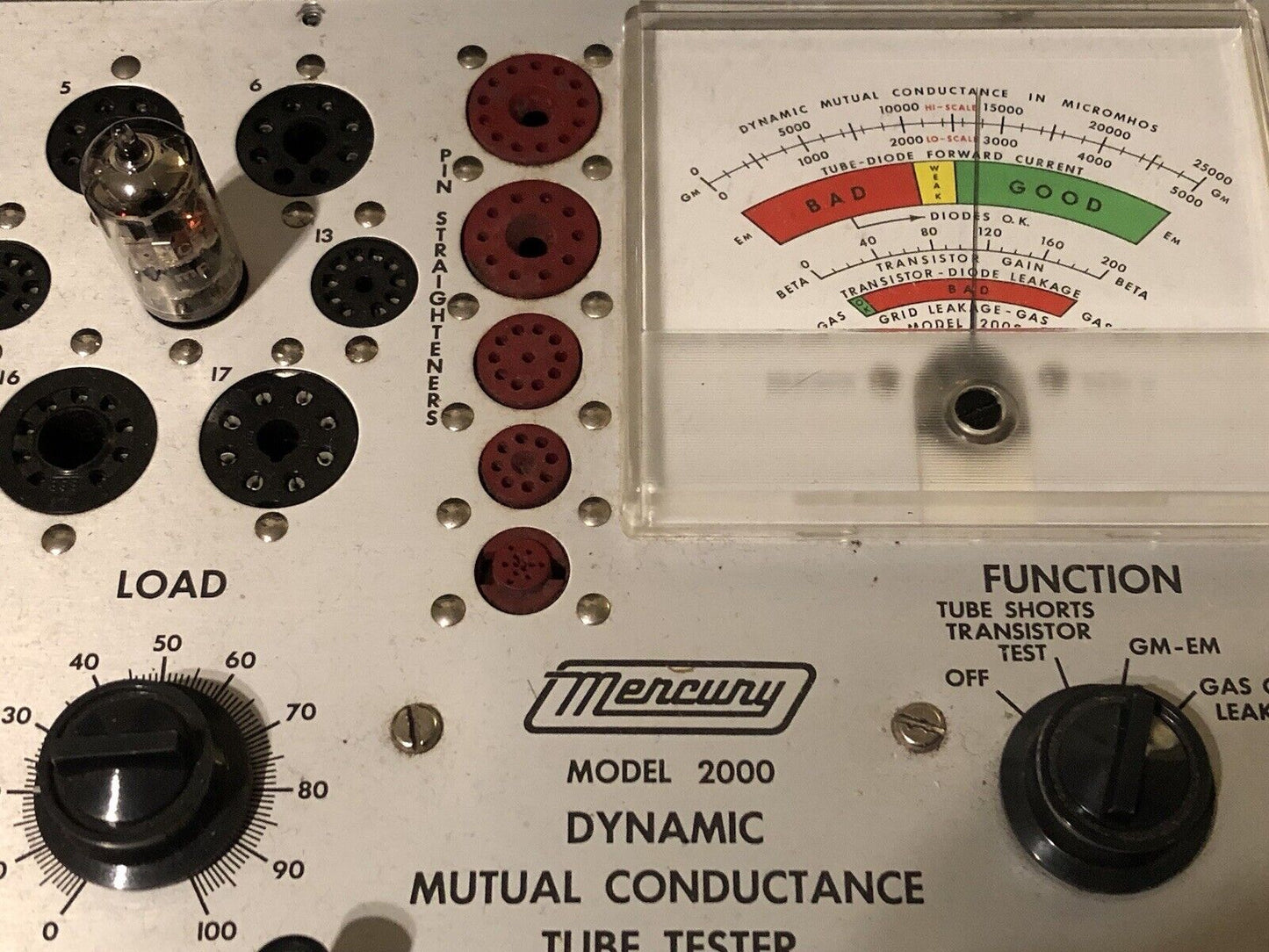 Amperex USN-CEP 6922 E88CC 6DJ8 ECC88 CCa Preamp Tube O-getter - USA 1965 - NOS