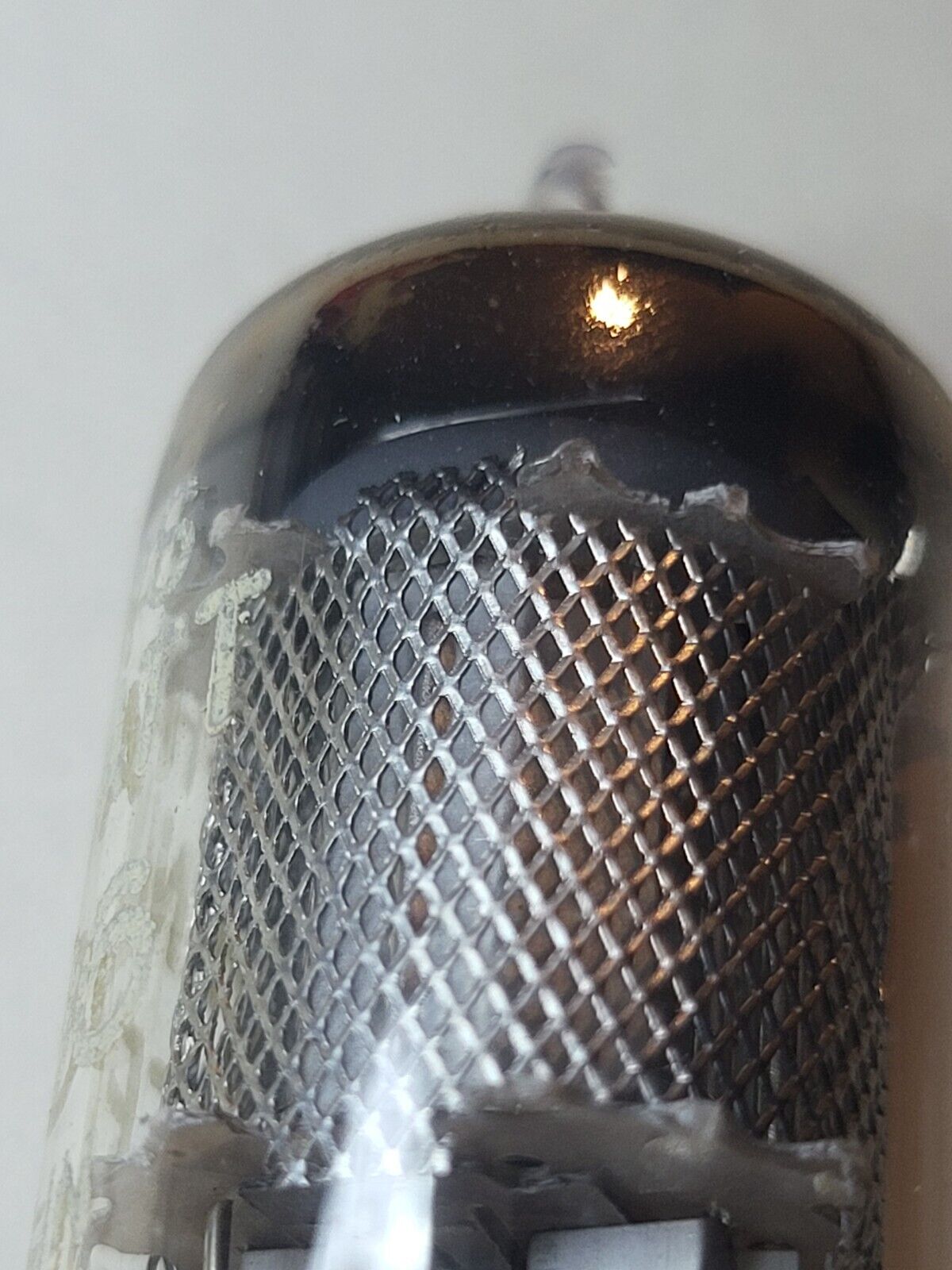 1x Philips EF86 6267 D-Getter Mesh Plates - Sittard, NL 1958 BY2 - Fast NOS