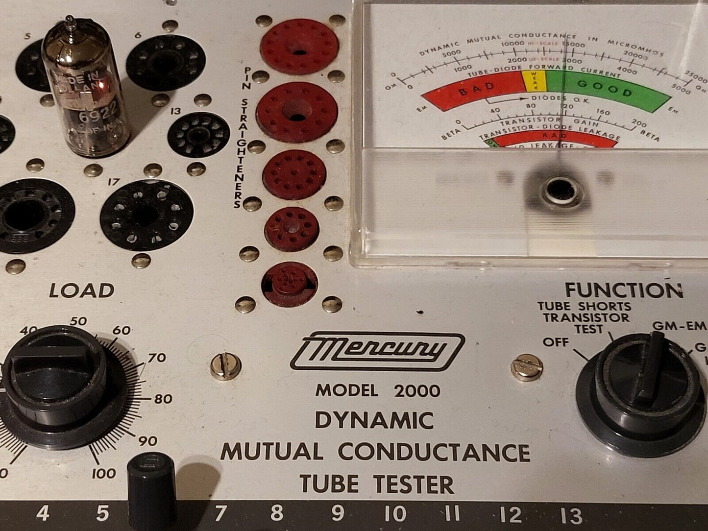 Amperex Holland 6922 E88CC D-getter Matched Pair - 7L4 ⊿9D - Heerlen 1959 - NOS