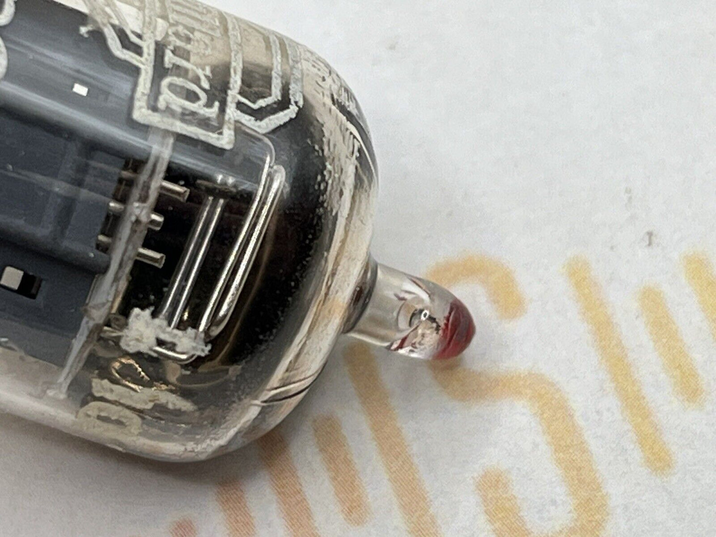 Mullard ECC82 12AU7 Long Plates Square Getter