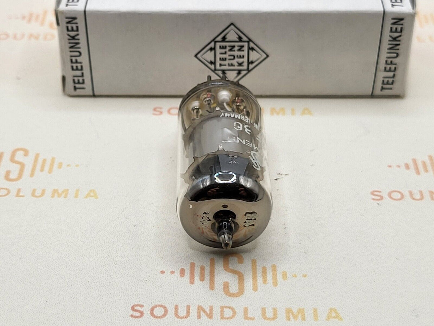 1x Telefunken EF86 6267 Silver Shields ◇ Bottom - Siemens Label - 1960s - NOS
