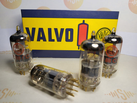 Valvo E88CC = 6922 Matched Quad - G.Abl - Holland 1962 7L4 - Same code - NOS