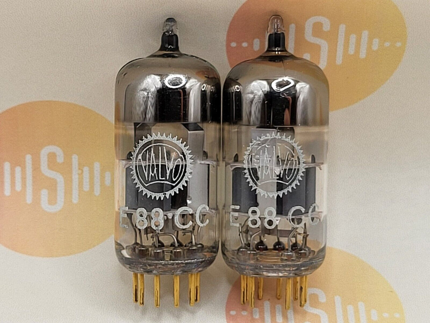 Siemens E88CC A-Frame Silber Schilder passendes Paar Valvo Label München A6 2F - NOS