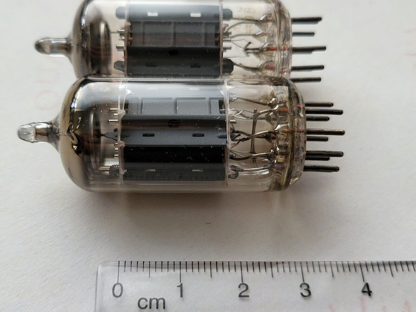 2x Siemens ECC83 12AX7 Röhren - 17mm lange Platten - München - mC6 ‡8K/‡0B - Stark