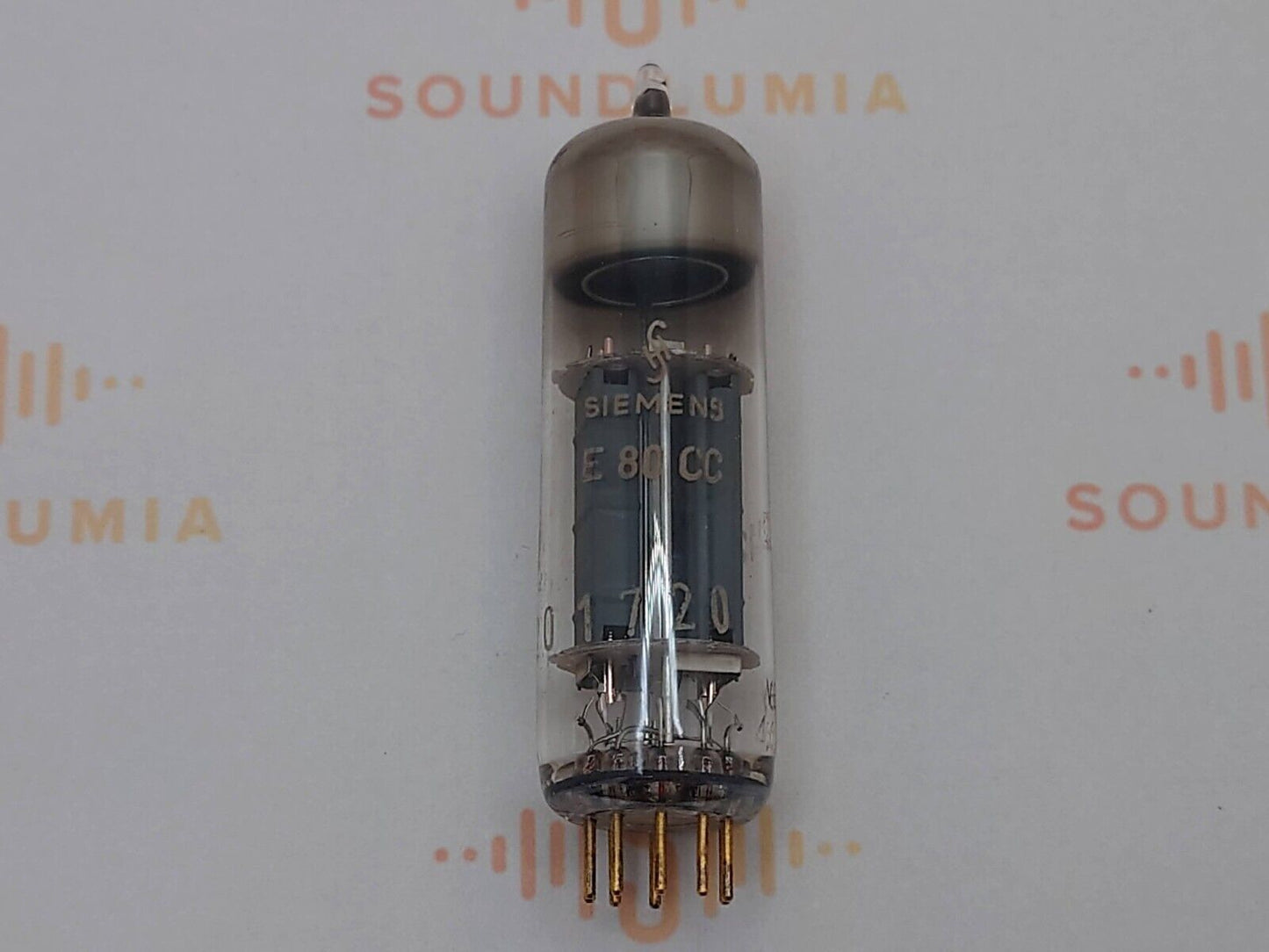 1x Philips E80CC 6085 (ECC82 equiv.) O-Getter Siemens Label-Heerlen '66 Near NOS