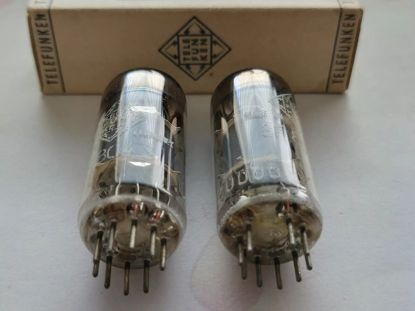 2x Telefunken EF804S Matched Pairs - ◇ Unten - Ulm 1968-69 - Stark