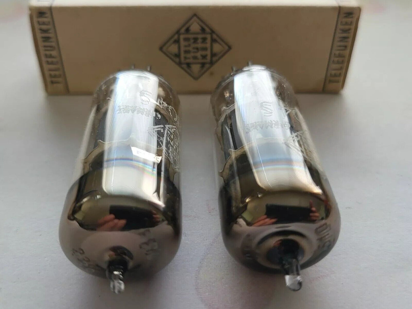 2x Telefunken EF804S Matched Pairs - ◇ Unten - Ulm 1968-69 - Stark