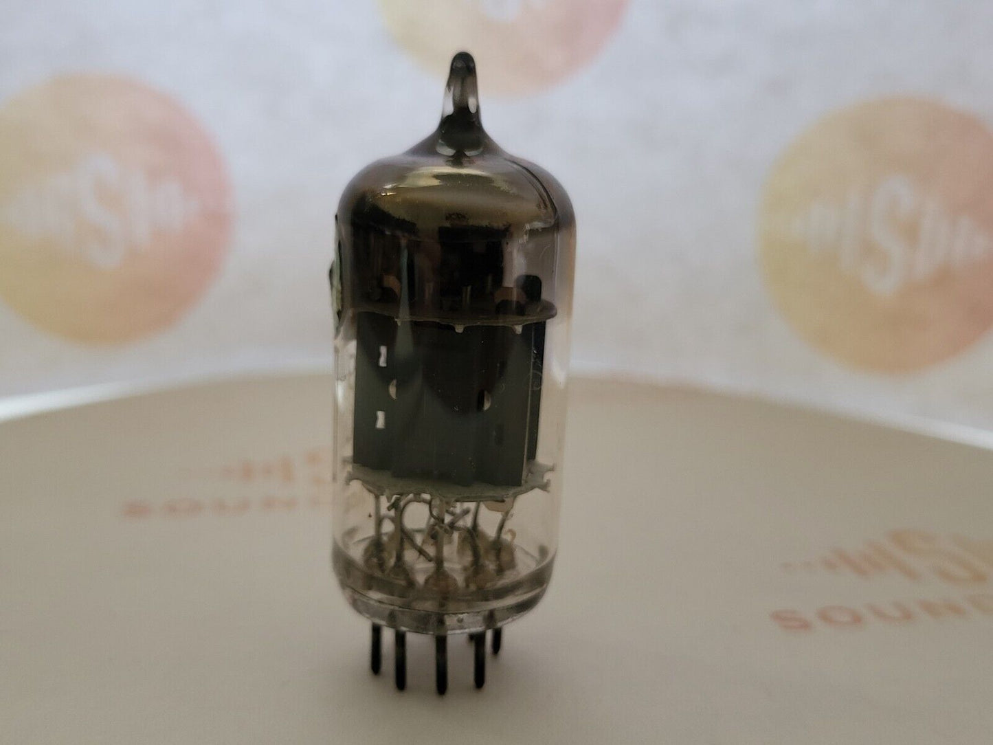 1x Mullard B329 (ECC82+) Kurze Kennzeichen - GEC-Etikett - Mitcham 1960