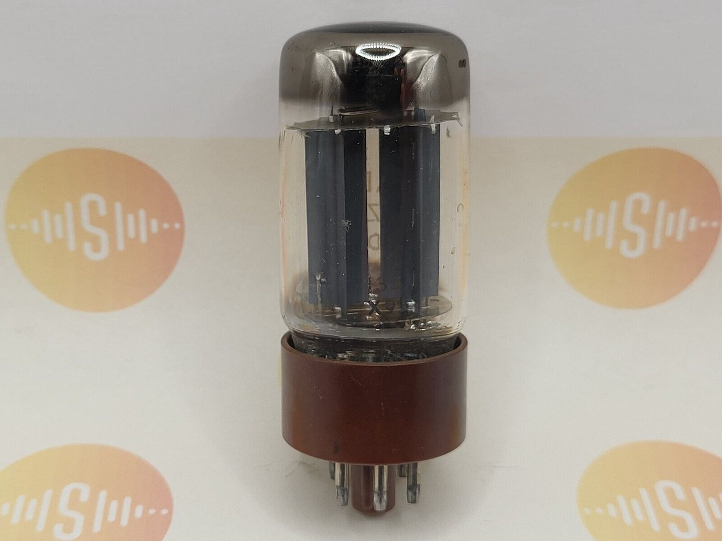 1x Valvo GZ34 5AR4 Rectifier Tube - Sittard, NL 1959 F33 - NOS
