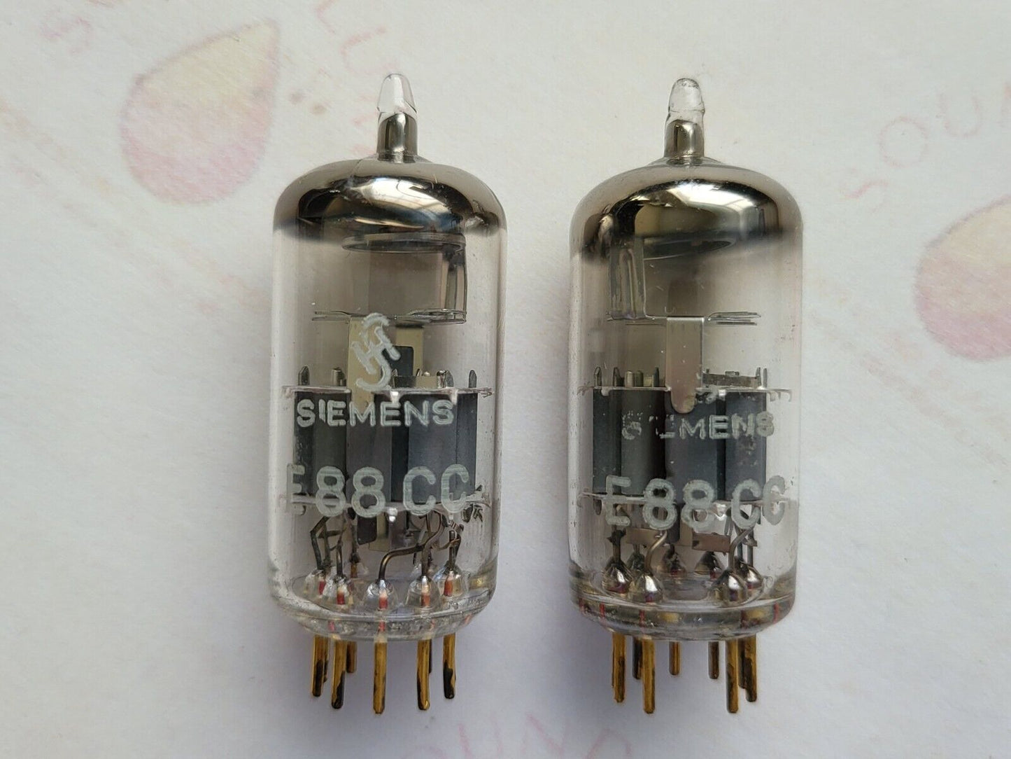 Siemens E88CC = 6922 Gray Shields Matched Pair - Munich A0 1# 4K - NOS