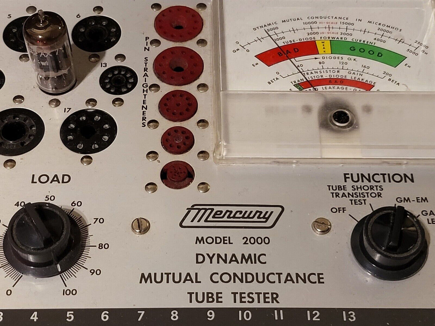 4x Telefunken ECC83 12AX7 Langgerippte Platten mit passenden Codes - Berlin 1960