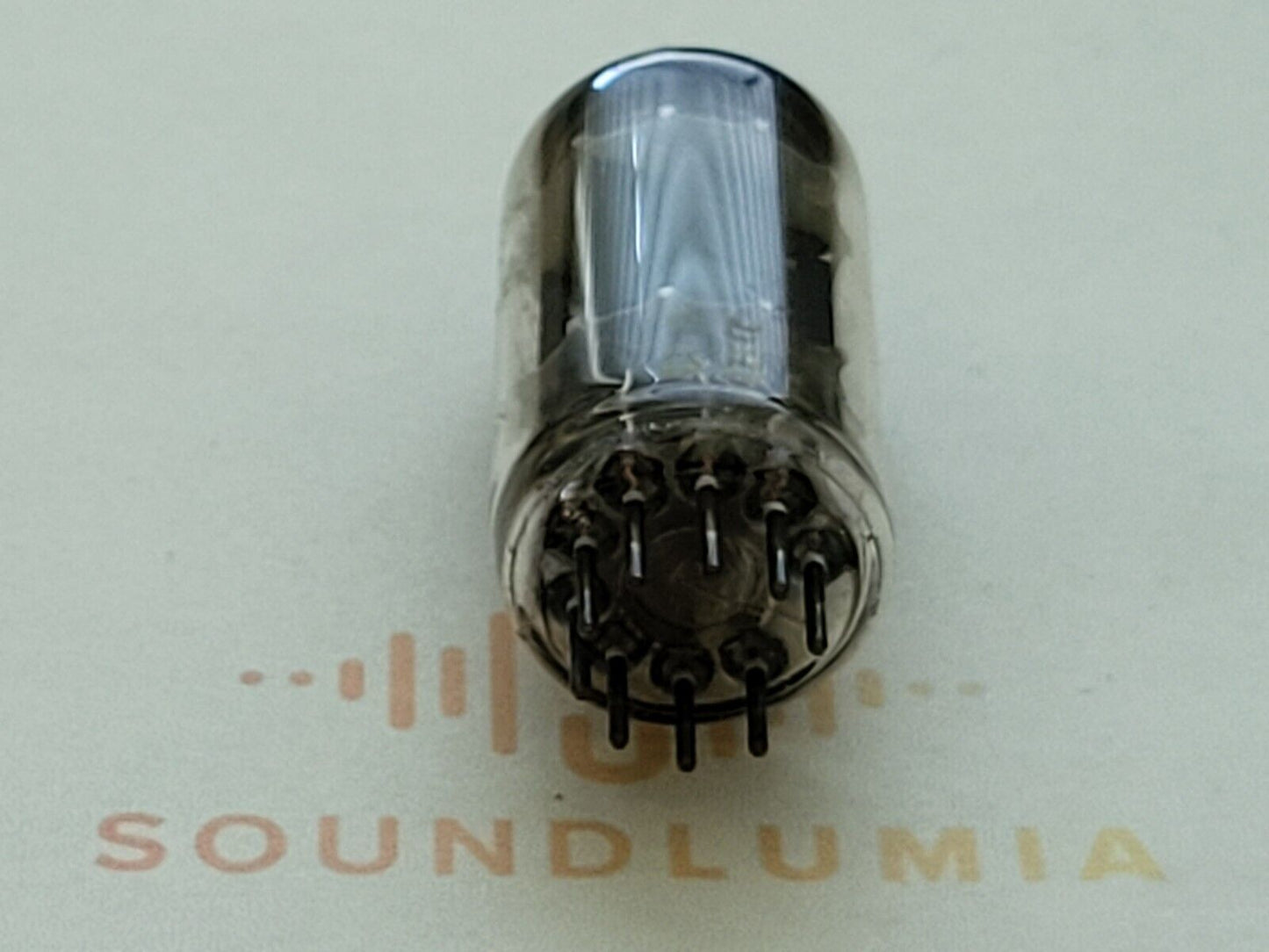 1x Mullard B329 (ECC82+) Lange Platten - Marconiphone Label BVA - Blackburn '58 K61