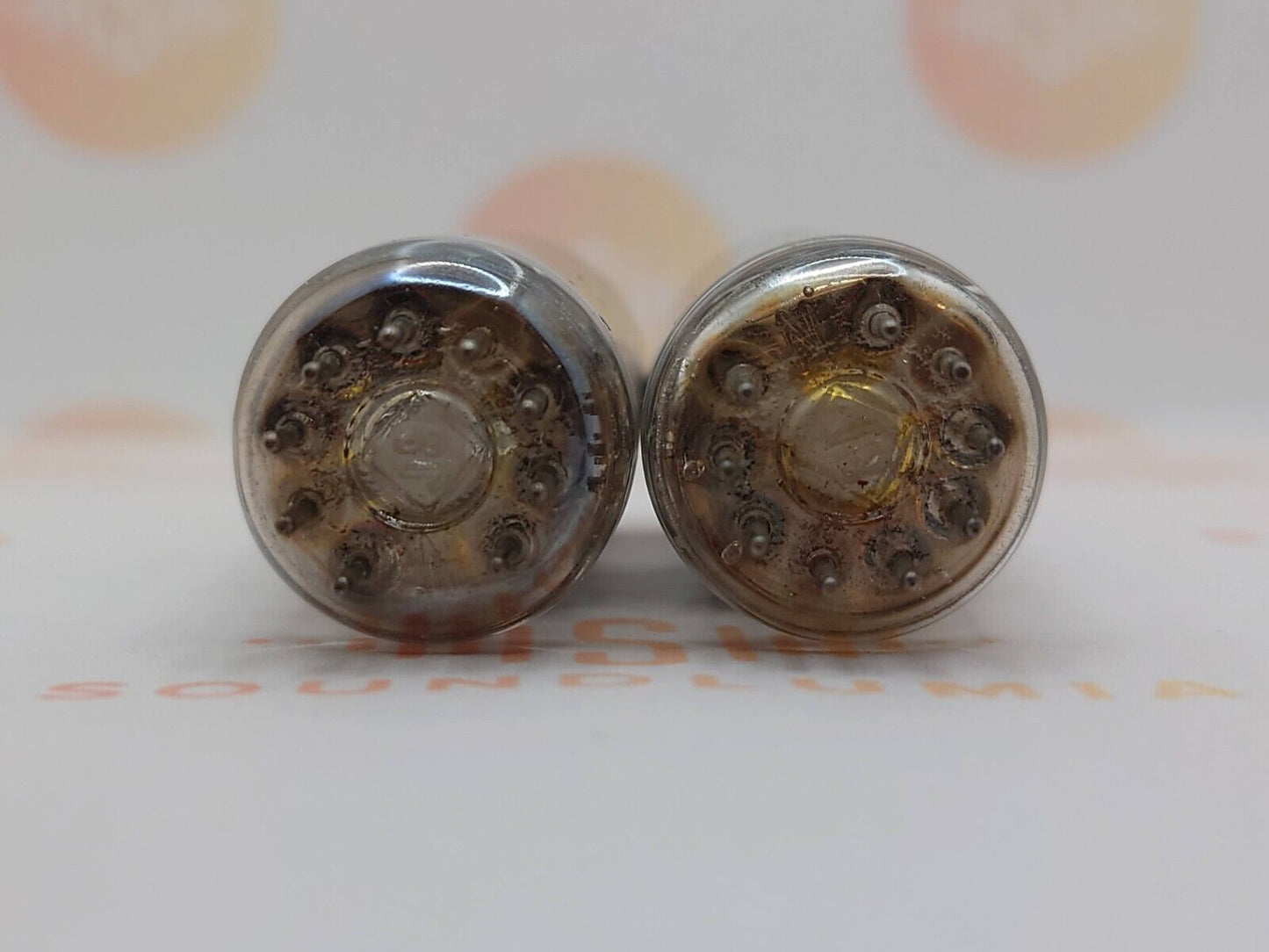 Telefunken EF804S Matched Pair ◇ Unten - Ulm 1963 - Gleicher Code