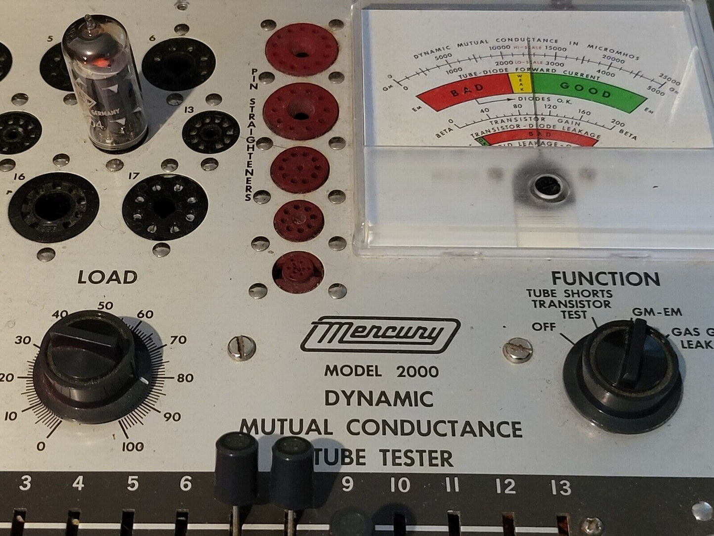 1x Telefunken EF804s ◇ unten - Berlin 1955 - NOS