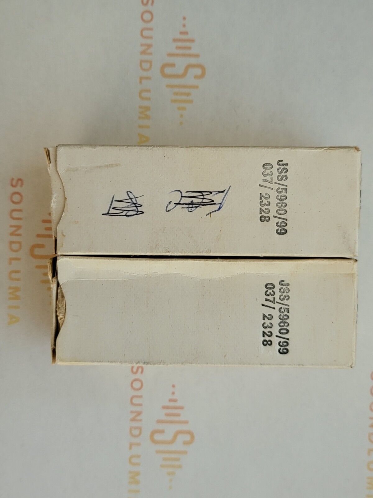 2x Mullard CV5358 Mil Spec ECC88 6DJ8 Orig. Boxen - Blackburn 1964/65 - Stark