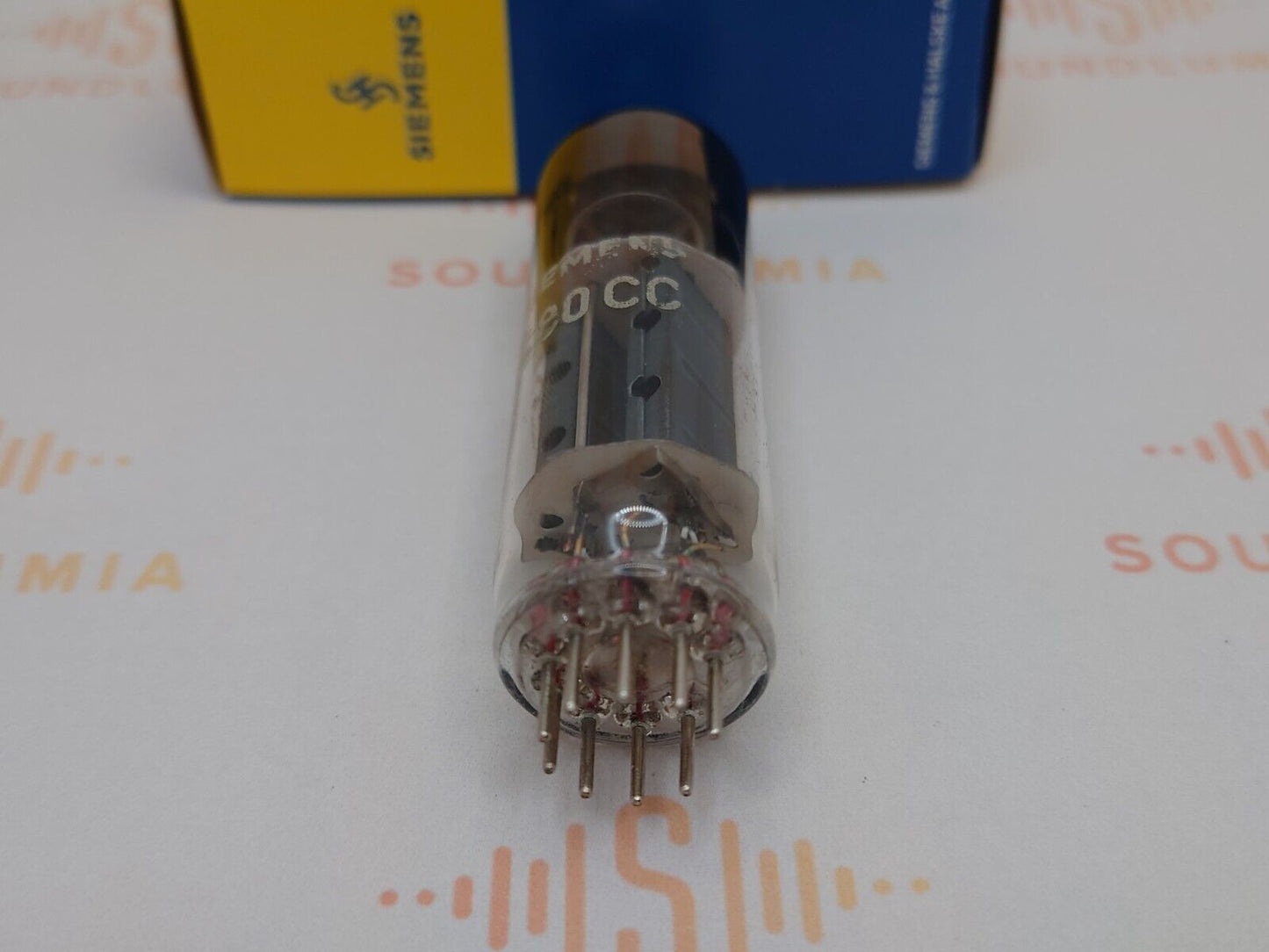 1x Philips E80CC 6085 BWB 2-hole Plates O-Getter Siemens Label - Heerlen, NL 60s