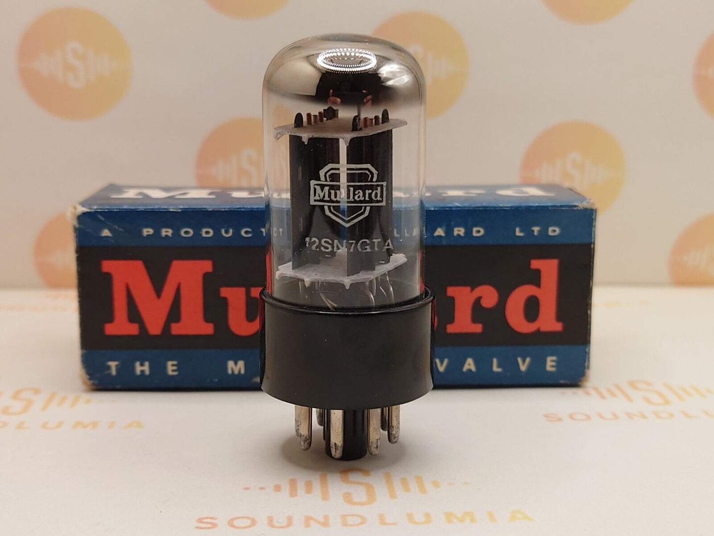 Mullard 12SN7GTA (12-volt 6SN7GT) Original Box - British Made 1960s - NOS+