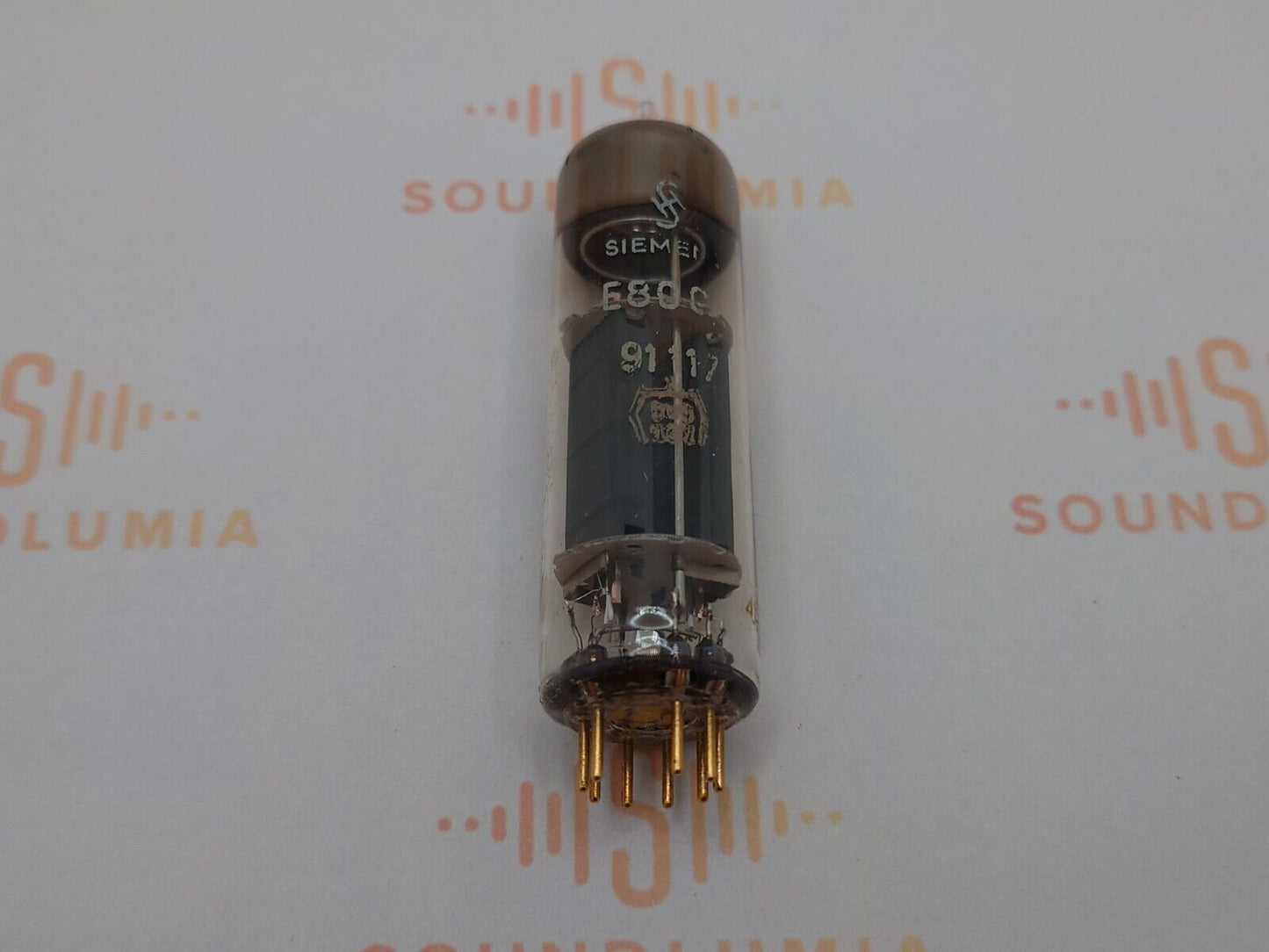 1x Philips E80CC 6085 BWB 107 O-Getter Siemens Label – Heerlen ‘60 - Near NOS