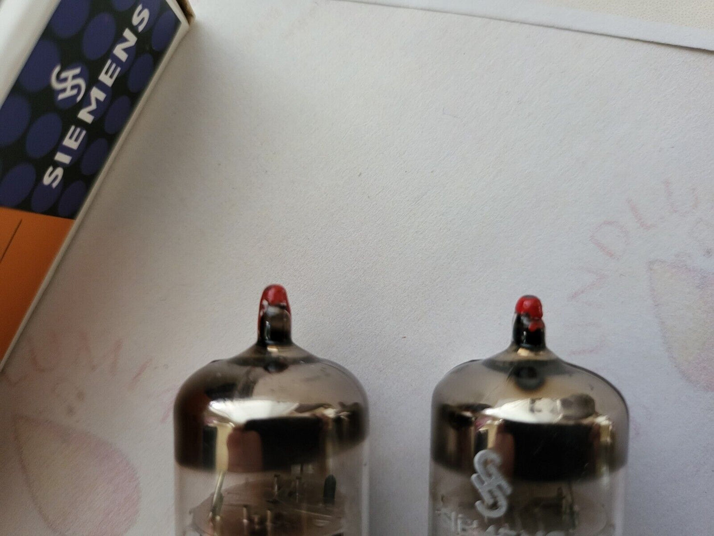 2x Siemens ECC81 12AT7 Select Röhren mit roter Spitze - VF1 ‡3K/‡4J - München
