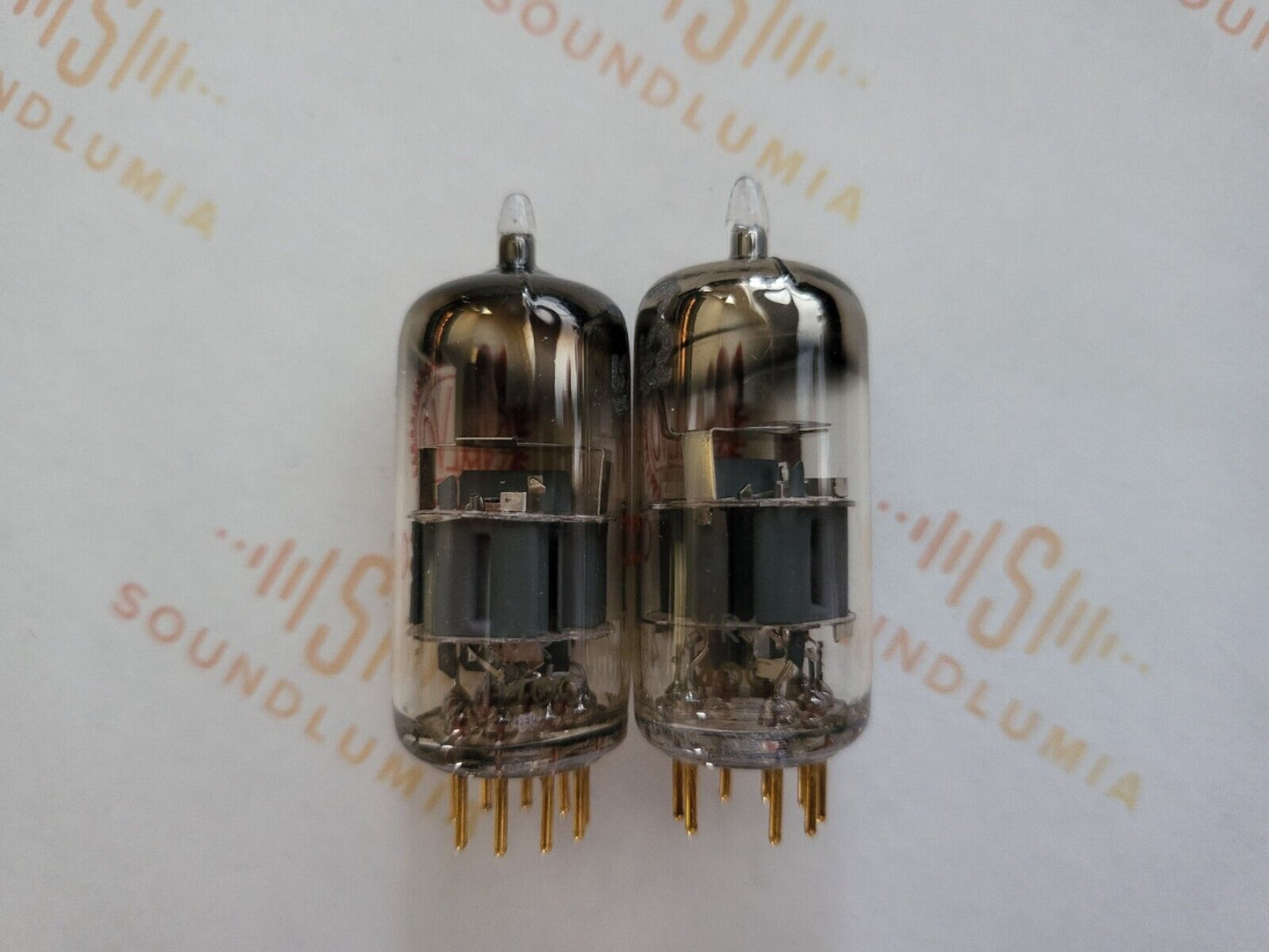Valvo E188CC 7308 D-getter Matched Pair Red Label - Holland 1960 -Same code- NOS