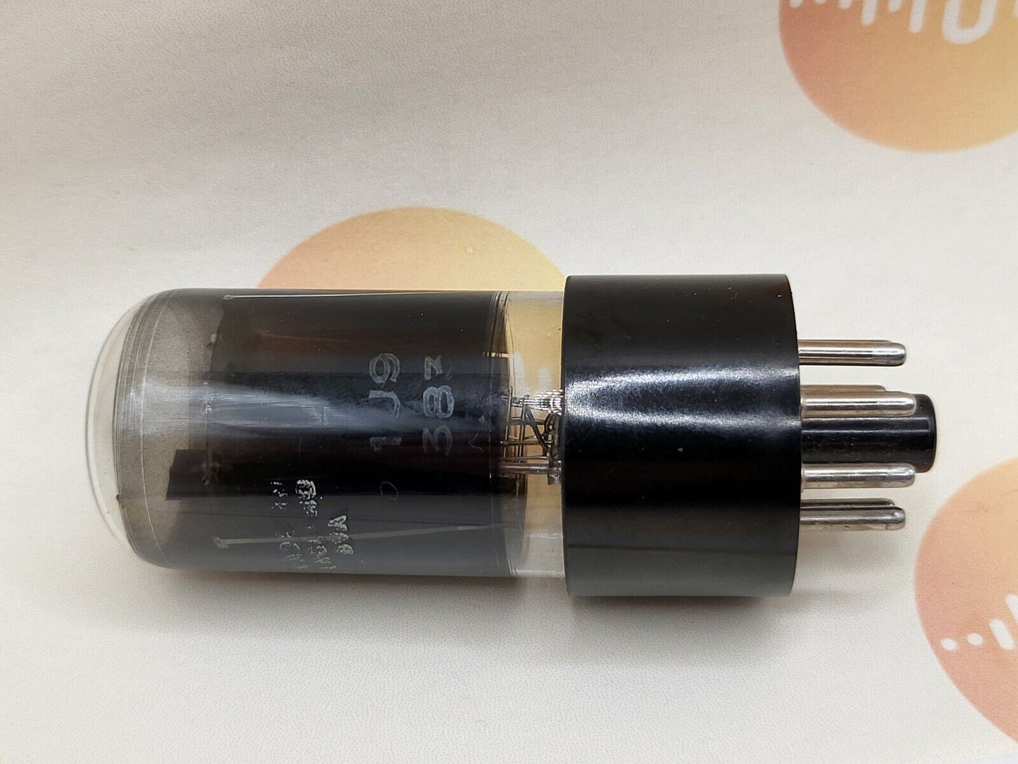 Brimar CV1988 = 6SN7GT Schwarzglas Lower Declined Getter - Britischer BVA '59 - NOS