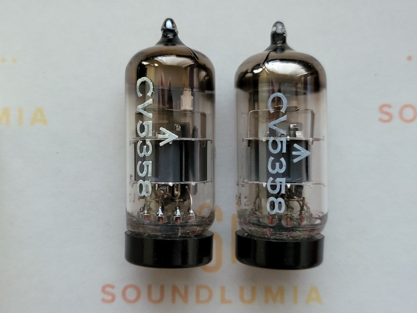 2x Mullard CV5358 Mil Spec ECC88 6DJ8 Orig. Boxen - Blackburn 1964/65 - Stark