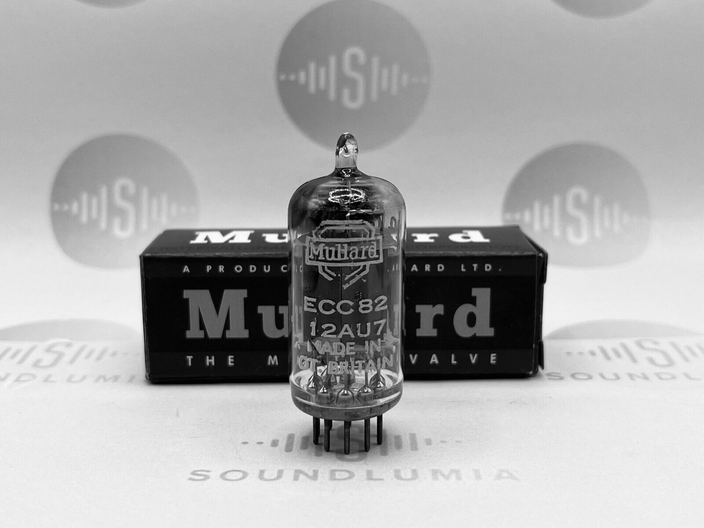 Mullard ECC82 12AU7 Long Plates Square Getter