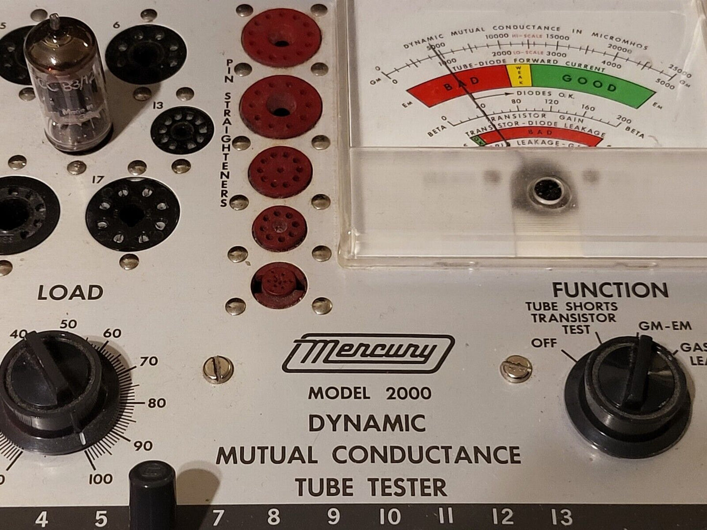 4x Telefunken ECC83 12AX7 Langgerippte Platten mit passenden Codes - Berlin 1960