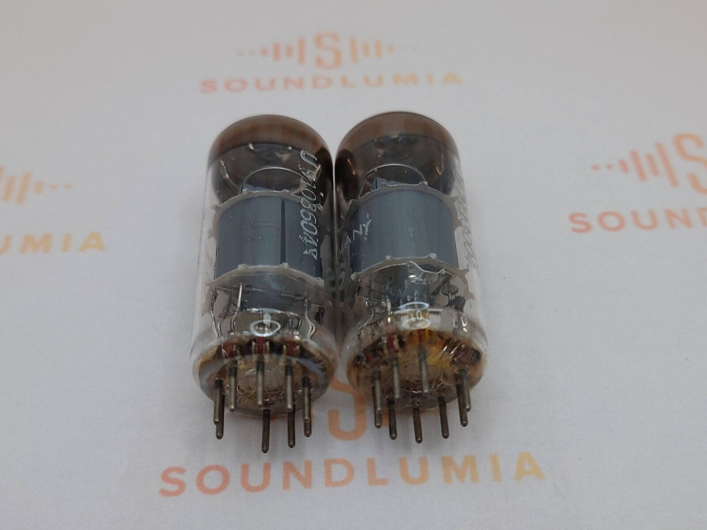 Telefunken EF804S Matched Pair ◇ Unten - Ulm 1963 - Gleicher Code