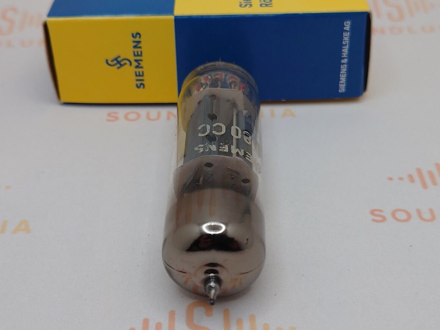 1x Philips E80CC 6085 BWB 2-hole Plates O-Getter Siemens Label - Heerlen, NL 60s