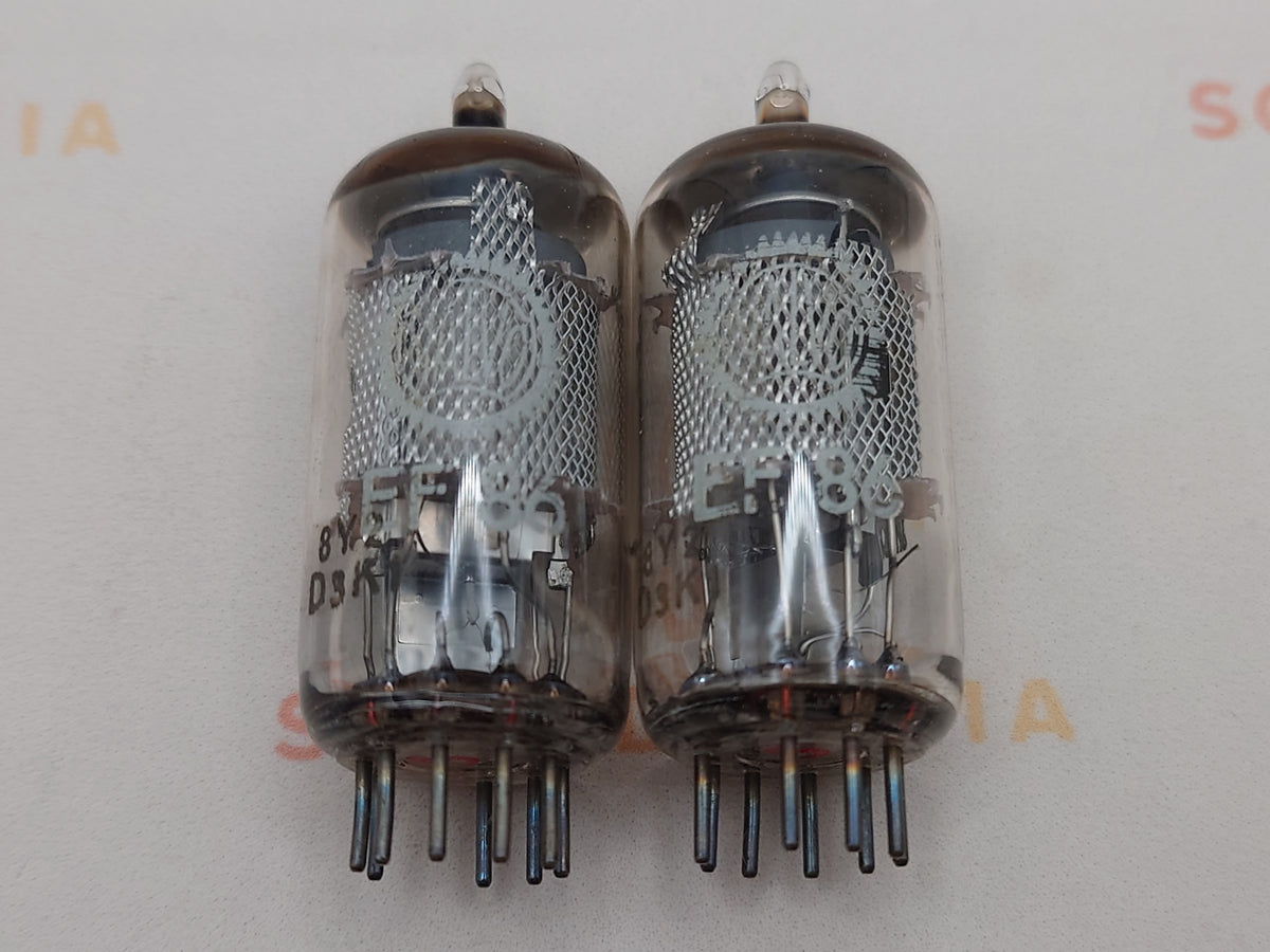Valvo EF86 6267 vacuum tube with Mesh Plate and O-Getter, image 107