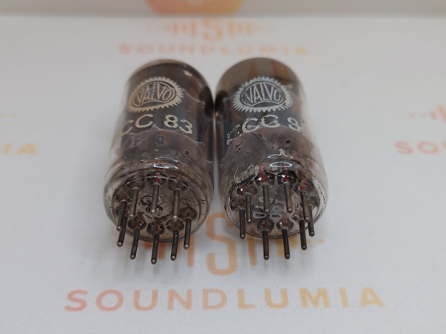 Valvo ECC83 12AX7 Short Plates Angled Getter
