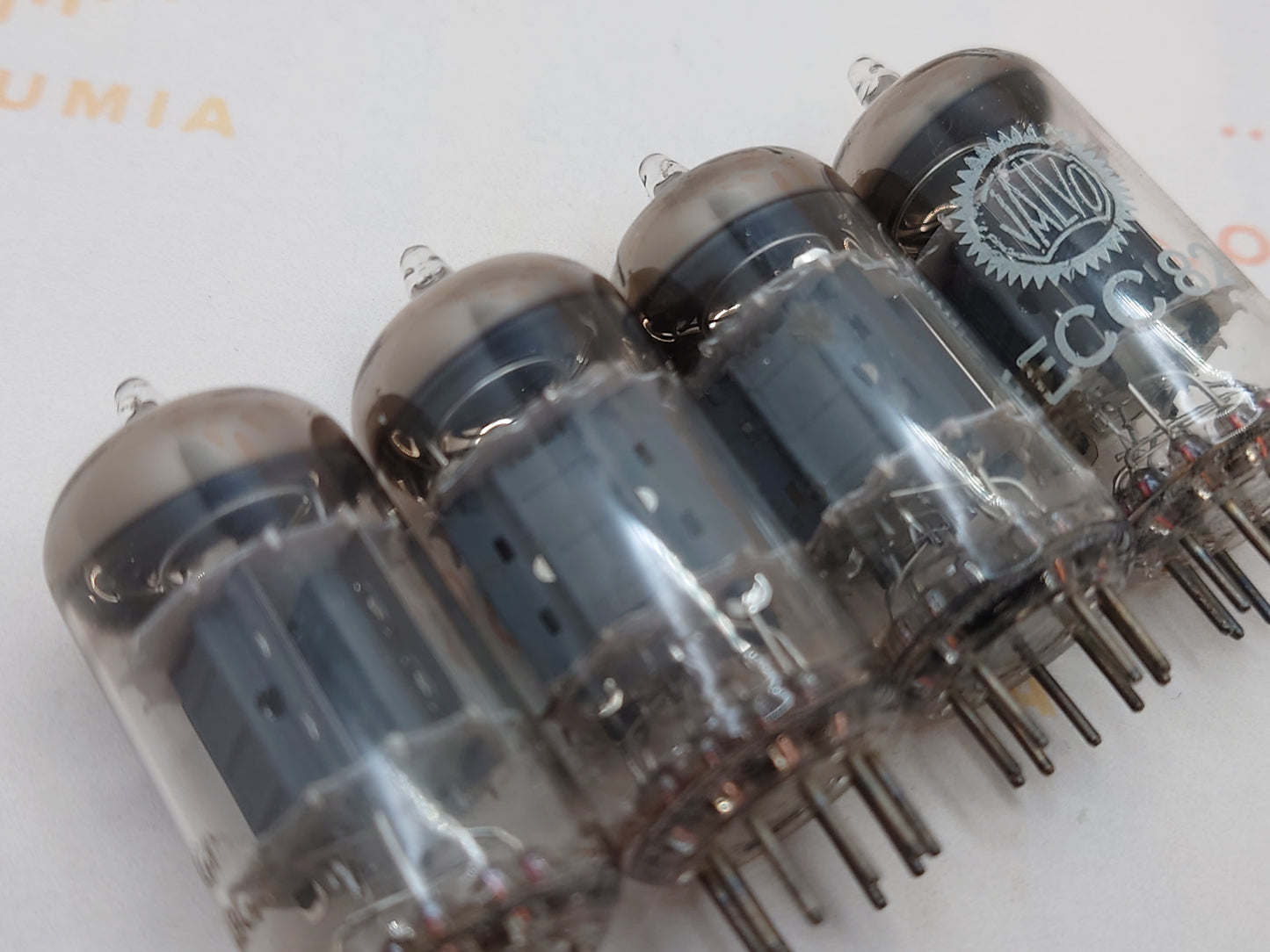 Valvo ECC82 12AU7 O-Getter Short plates Heerlen, NL