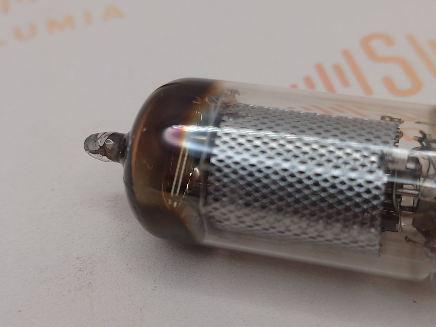 Mullard EF86 Long Mesh Plates Square Getter 9r1