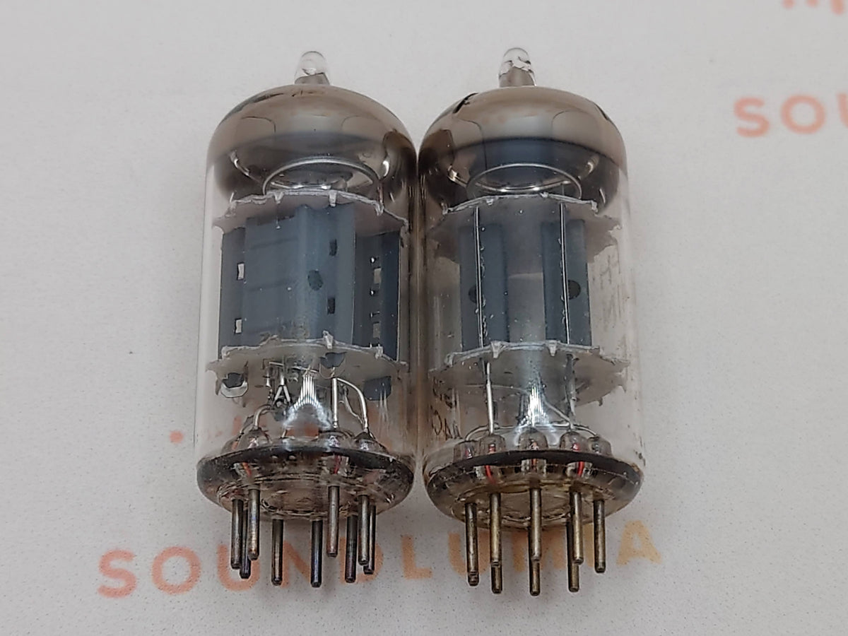 Philips ECC82 12AU7 Plaques courtes O-getter - Heerlen