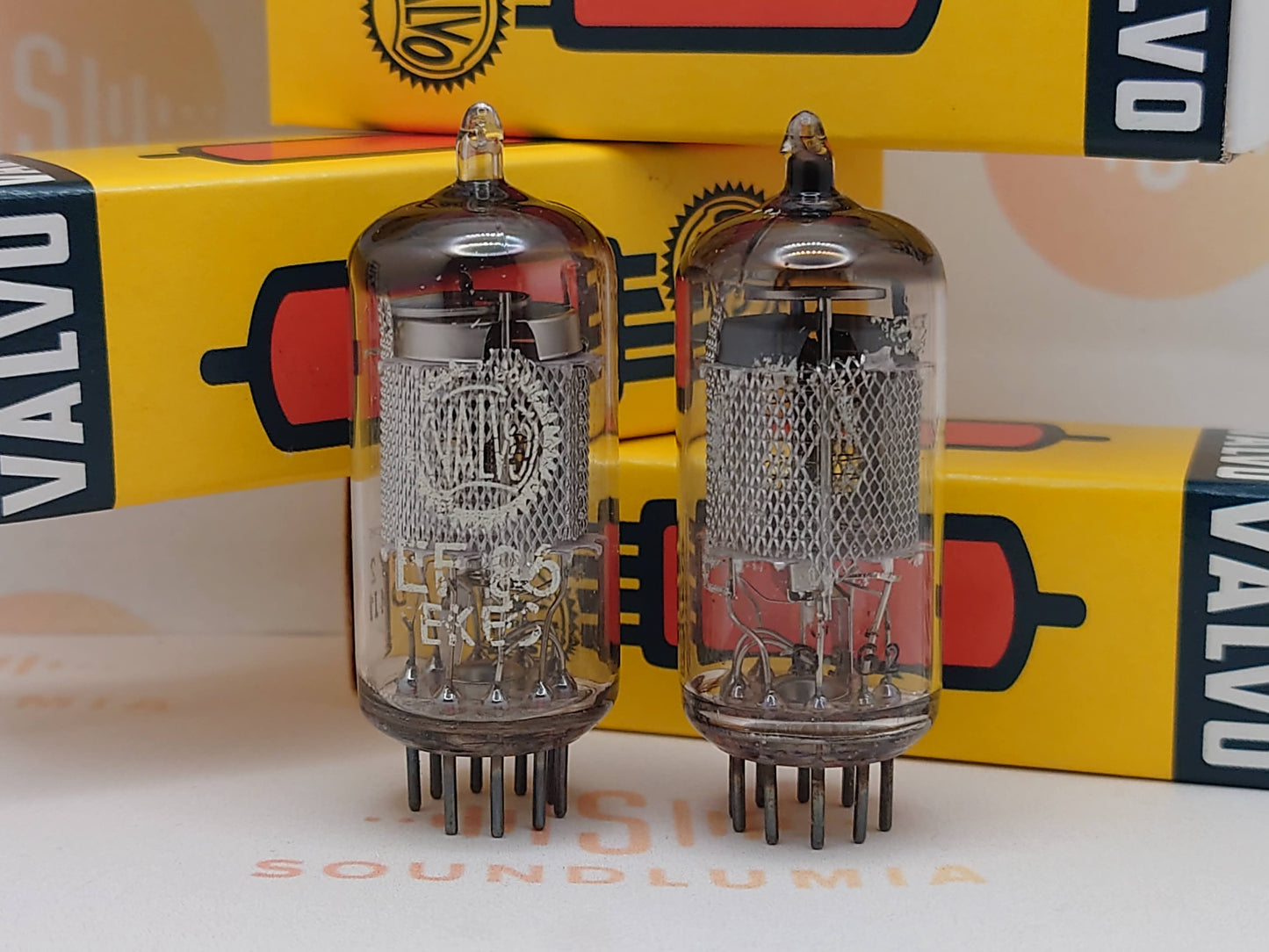 Valvo EF86 6267 Mesh Plates O-getter Matched Pair - Hamburg '63/'64 - NOS+