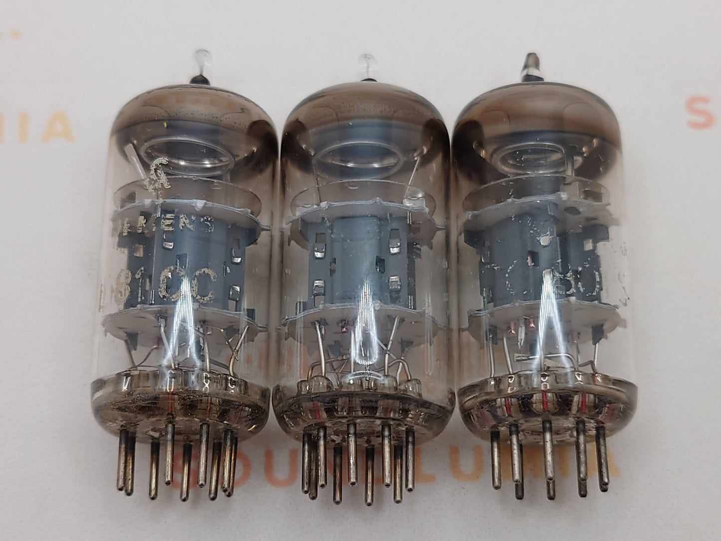 Telefunken ECC801S E81CC 6201 Triple-Mica ◇ Bottom - Ulm