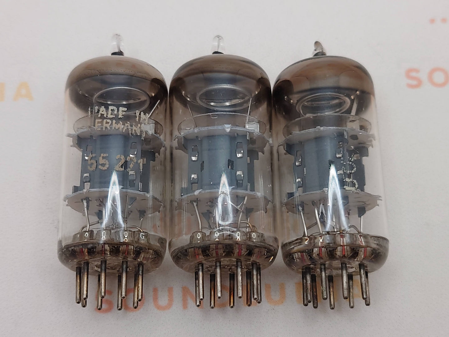 Telefunken ECC801S E81CC 6201 Triple-Mica ◇ Bottom - Ulm
