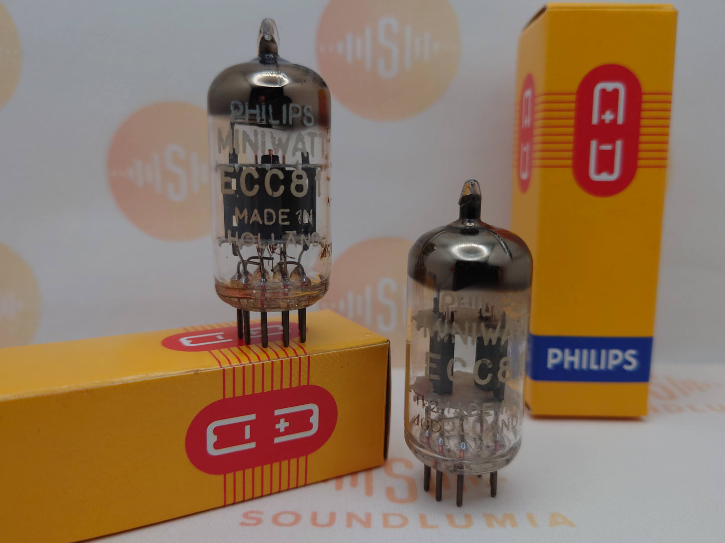 Philips ECC81 12AT7 Folien-D-Getter