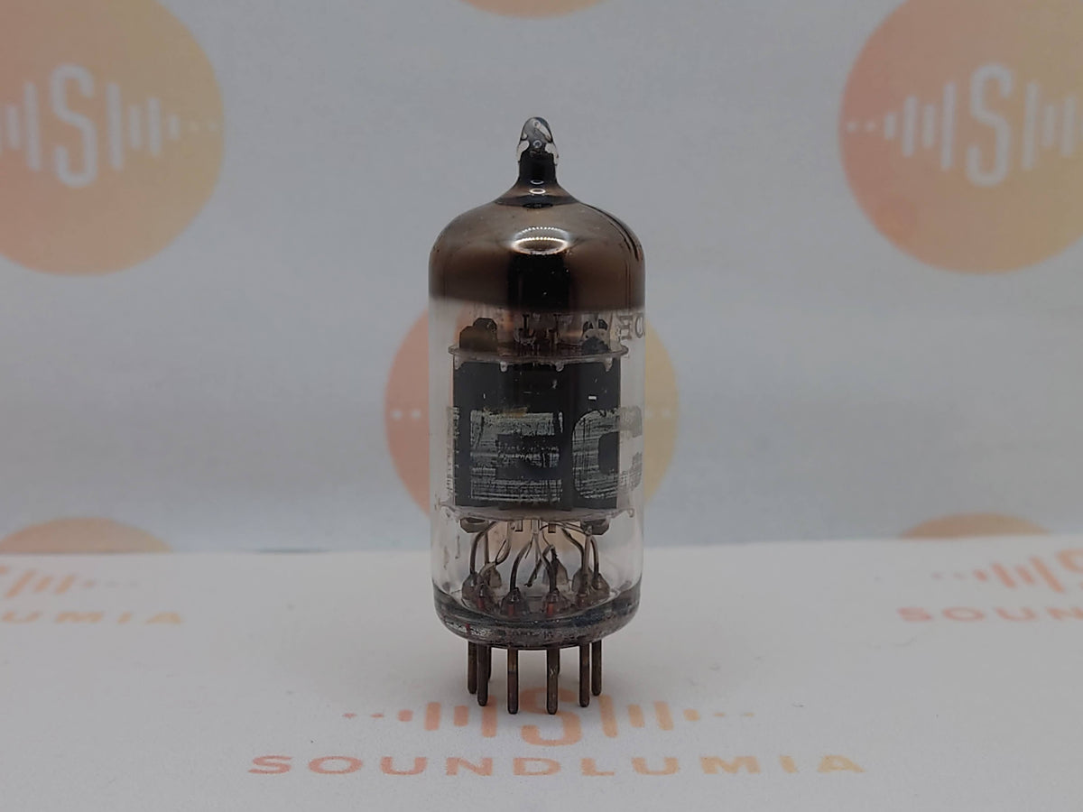 Mullard ECC82 12AU7 vacuum tube with O-Getter and Short Plates, image 17