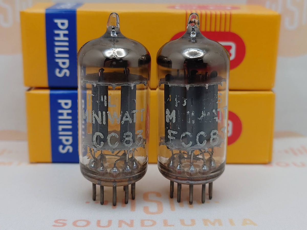 Philips ECC83 12AX7 vacuum tube with D-Foil Getter and Long Plates, image 21